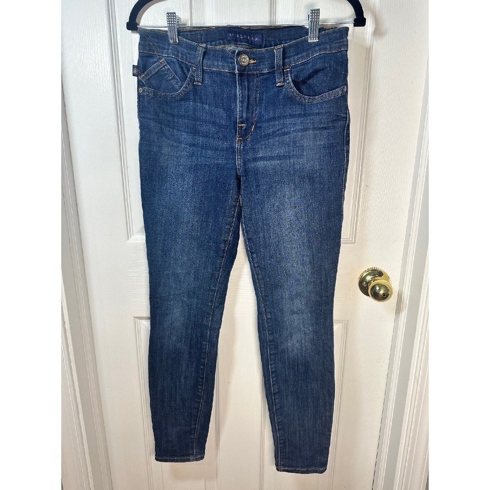 Rock & Republic High‎ Rise Skinny Jeans Dark Wash Denim Women's Size 10M